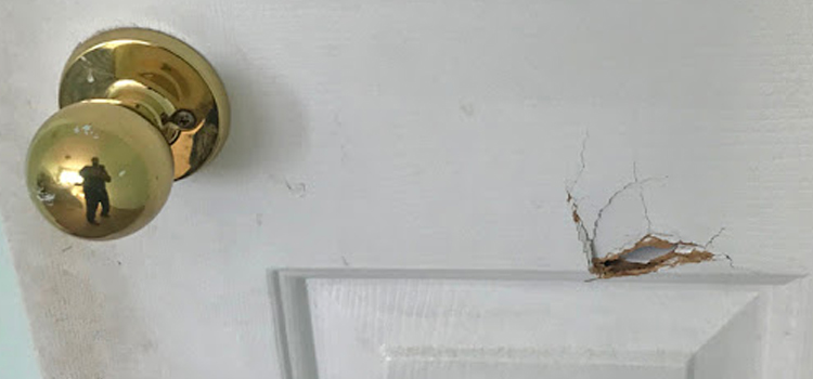 interior door hole repair Los Banos